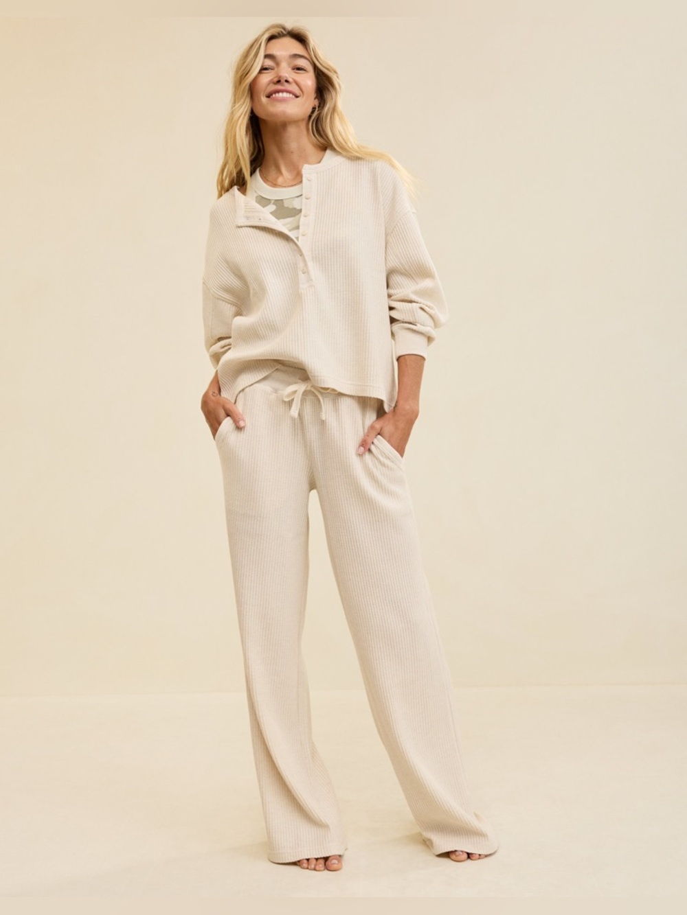 Aerie Waffle Trouser